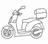 Ciclomotor Colorare Transport Ciclomotore Dibuix Disegni Acolore Dibuixos Vehiculos sketch template