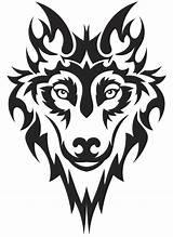 Wolf Tattoo Loup Tattoos Meanings Vector Tribal Tatouage Pochoir Animaux Dessin Tribaux Tableau Choisir Un Dessins Drawings Pour Silhouette sketch template