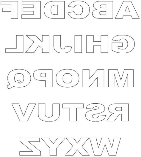 printable block letters  titles  printable letter stencils