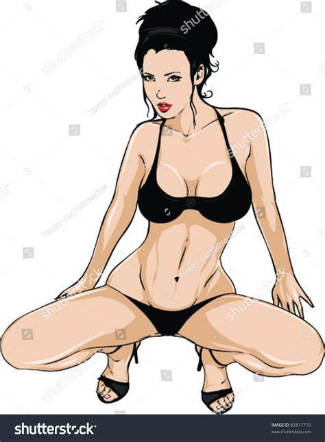 Vector Pin Up Girl 82817770 Shutterstock