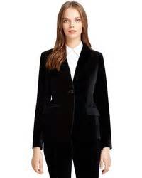 Dark Green 2 piece set women velvet female business suit