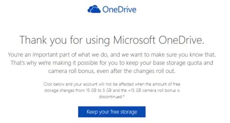 Microsoft Lets Onedrive Users Keep 15 Gb Storage