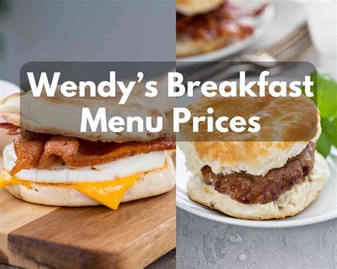 wendys breakfast menu prices  updated  modern art catering