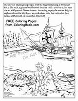 Coloring Plymouth Pages Rock Printable Thanksgiving Turkey Getcolorings Print Getdrawings sketch template