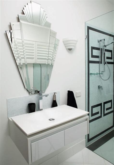 create  art deco contemporary bathroom love chic living