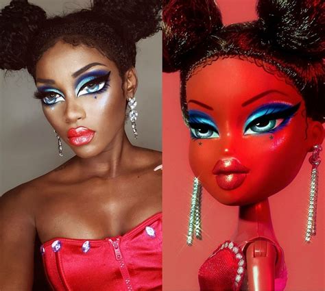 makeup artists  transform  bratz dolls bratz doll makeup doll eye makeup