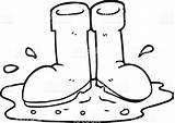 Puddle Clipart Boots Clipground Wellington Cartoon Vector sketch template