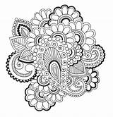 Arabesque Adults Coloring Pages Relaxing Arabeska sketch template