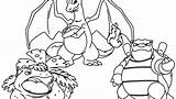 Blastoise Coloring Pokemon Pages Getcolorings Color sketch template