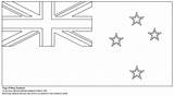 Zealand Flag Coloring Pages Printable Supercoloring Flags Nz Drawing Outline Sheets Kids Original sketch template