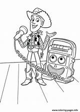 Toy Story Coloring Pages Printable Andy Star Singing Cartoon Book Print Kids Sheets Color Disney Filminspector sketch template