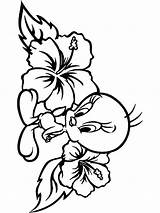 Coloring Tweety Pages Bird Cute Printable Recommended Color Cartoon sketch template