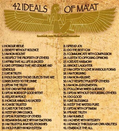 maat truth harmony balance law righteousness sobriety propriety cosmic order ancient