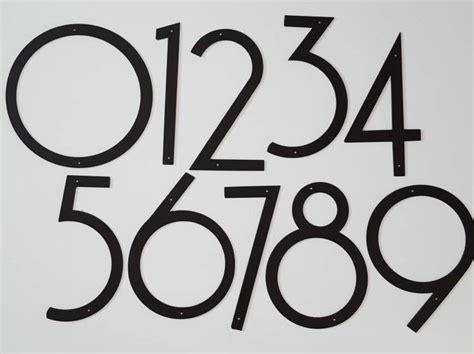 modern house number font bikerdrawing