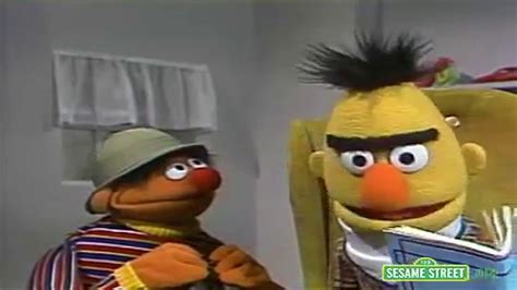 Classic Sesame Street Ernie Is Friend Watching Bert