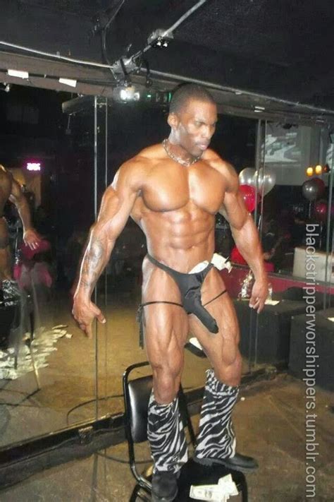 muscular black male strippers