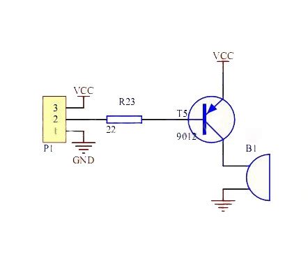 schematic passive buzzer module