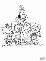 Coloring Pages Peanuts Choose Board sketch template