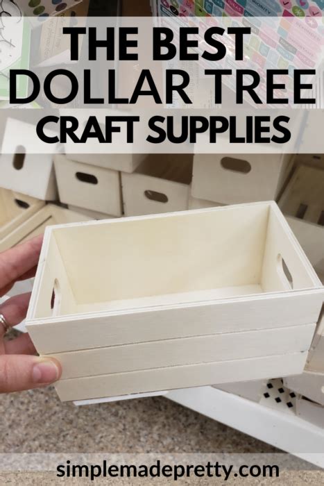 dollar tree crafters square supplies simple