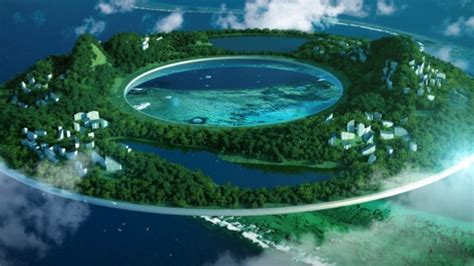 artificial island fantasy scenes pinterest