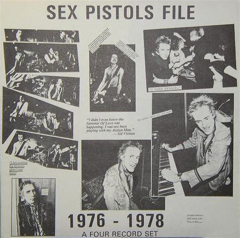 Sex Pistols Sex Pistols File 1976 1978 1980 Vinyl Discogs