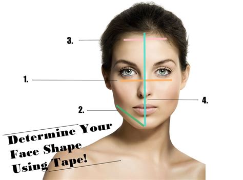 determine  face shape  tape vanitycasebox