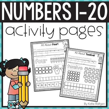 numbers   activity pages katie roltgen teaching
