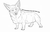 Corgi Coloring Pages Printable Dog Color Print Popular Coloringhome Template sketch template