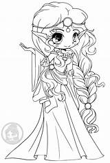 Elf Coloring Princess Color Pages Scottish Her Childhood Kingdom Shows If Will Adult Yampuff Back sketch template