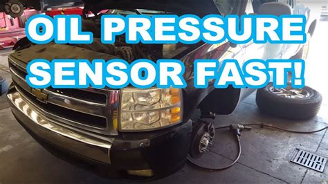 Chevy Silverado 5.3L OIL PRESSURE SENSOR REPLACEMENT 4.8 6