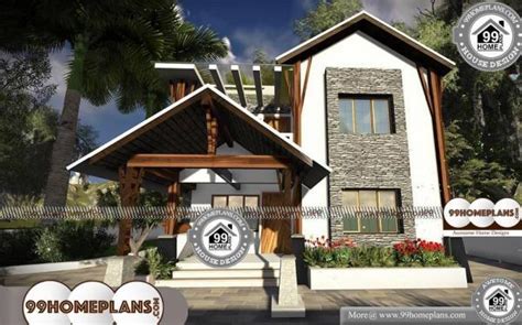 ft wide house plans  elevations  modern cute home image