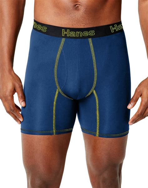 hanes mens comfort flex fit breathable mesh boxer briefs 3 pack ebay