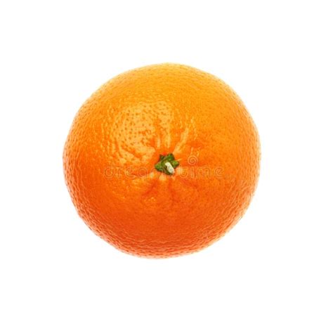 Fresh Juicy Tangerine Fruit Isolated Over The Stock Image Image Of