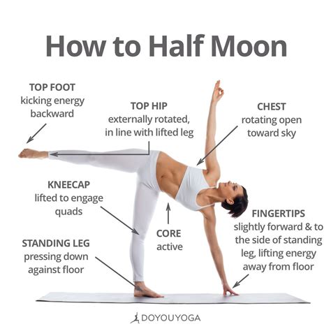 step  step guide  ardha chandrasana  moon pose yoga