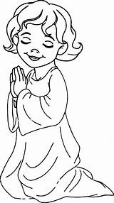 Praying Papan sketch template