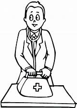 Coloring Pages Medical Printable Doctor Getdrawings Color Getcolorings sketch template
