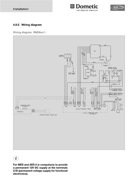 dometic  wire thermostat wiring diagram diysive