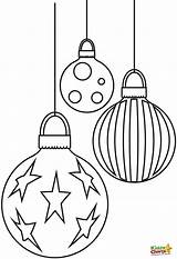 Christmas Coloring Pages Baubles Kiddycharts Printable Ornament Adults Template Kids Kerst Ornaments Colouring Bauble Sheets Outline Templates Color Traceable Window sketch template