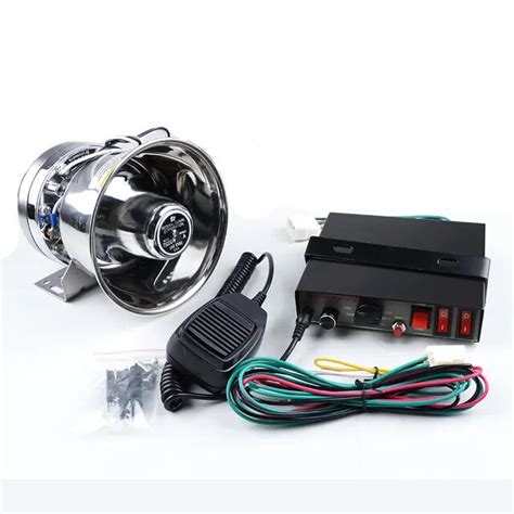 cjb   tones automotive police siren electronic car siren amplifier  sliver