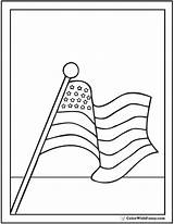 July Coloring Pages 4th Fourth Flag Patriotic Kids Print American Colorwithfuzzy sketch template