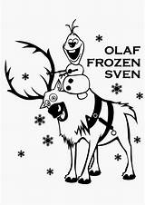 Sven Olaf Coloring Pages Frozen Printable Colouring Print Color Getdrawings Getcolorings Frozens Mask Drawing Kids Colorings sketch template