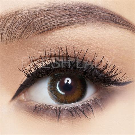 fresh lady  tone contact lenses brown