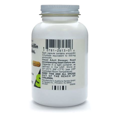 Amoxicillin Capsules Bottle Mcguff Medical Products