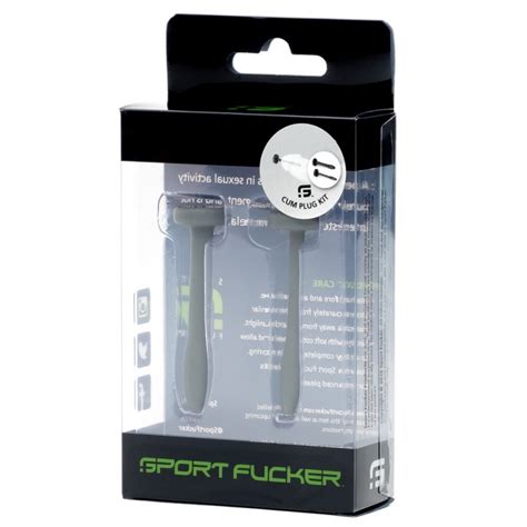 sport fucker cum plug kit grey the hot spot
