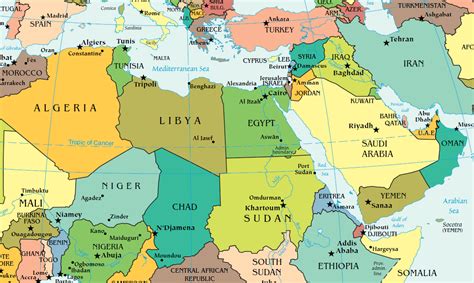 middle east map  zip code map