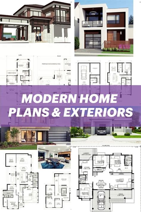 modern home plansexteriors   modern house plans modern house house plans