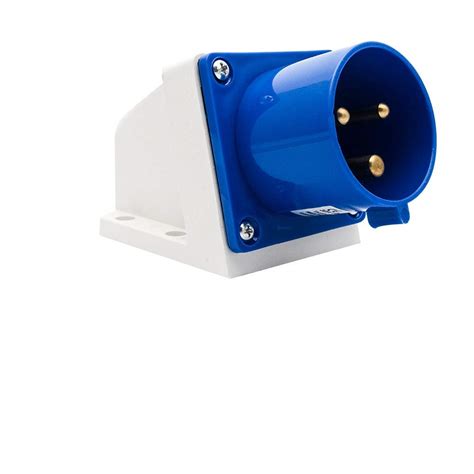 buy maso  blue industrial plug sockets   ip  pin industrial site plug wall