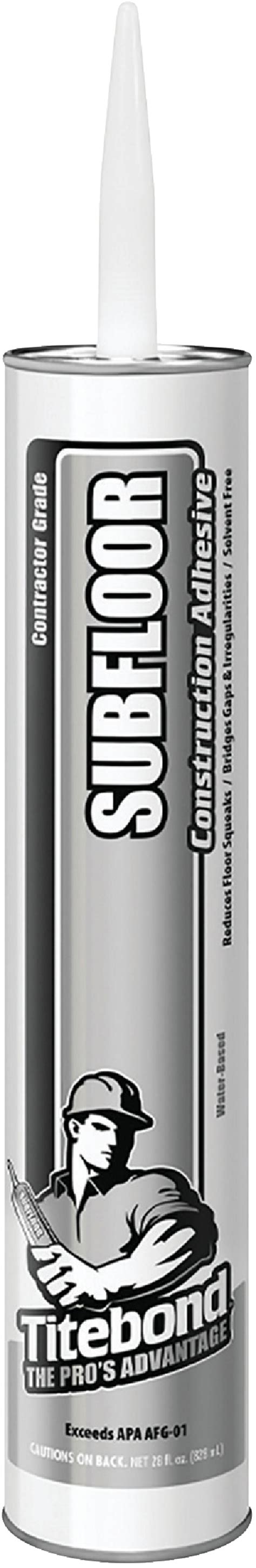 buy titebond contractor grade subfloor adhesive  white  oz