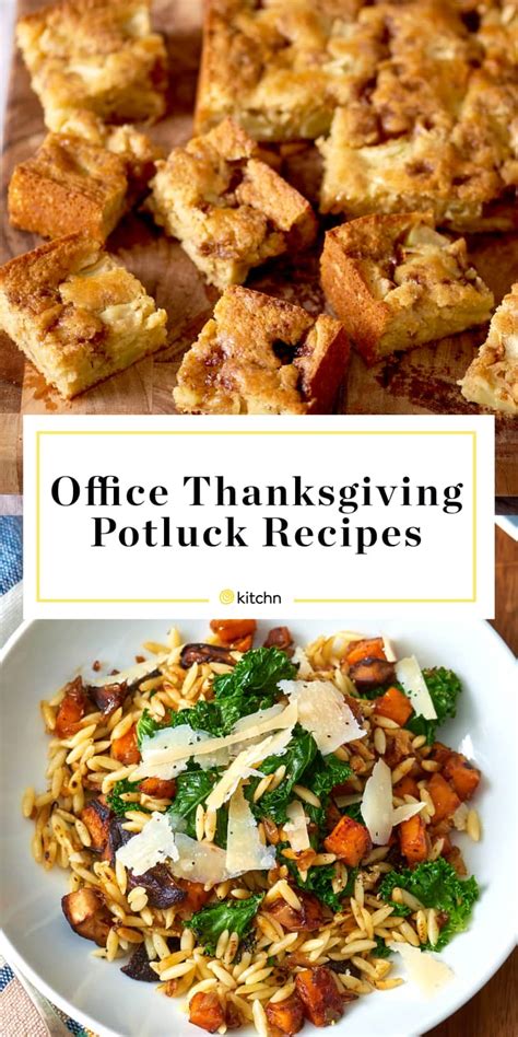 best recipes for your office thanksgiving potluck kitchn