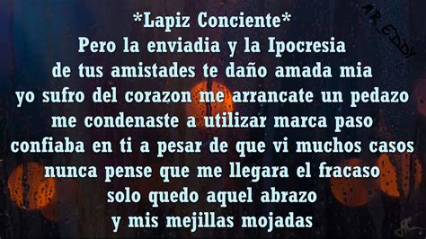 lapiz conciente me siento solo feat secreto [letra] youtube